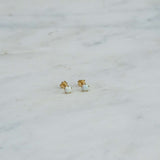 10K Opal Stud Earrings