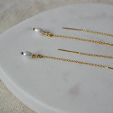 Pearl Threader Earrings