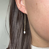 Pearl Threader Earrings