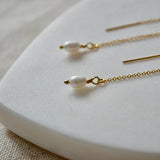 Pearl Threader Earrings
