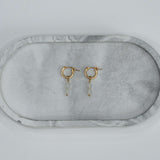 White Jade Earrings