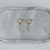 White Jade Earrings