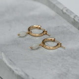 White Jade Earrings