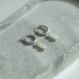 White Jade Earrings
